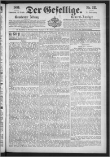Der Gesellige : Graudenzer Zeitung 1896.09.10, Jg. 71, No. 213