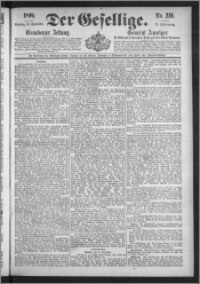 Der Gesellige : Graudenzer Zeitung 1896.09.13, Jg. 71, No. 216