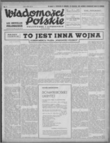 Wiadomości Polskie, Polityczne i Literackie 1940, R. 1, nr 7
