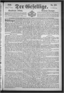 Der Gesellige : Graudenzer Zeitung 1896.10.09, Jg. 71, No. 238