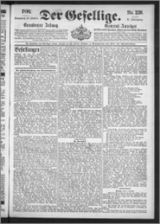 Der Gesellige : Graudenzer Zeitung 1896.10.10, Jg. 71, No. 239