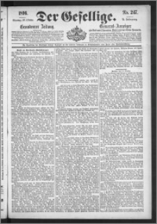Der Gesellige : Graudenzer Zeitung 1896.10.20, Jg. 71, No. 247