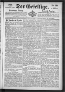 Der Gesellige : Graudenzer Zeitung 1896.10.22, Jg. 71, No. 249