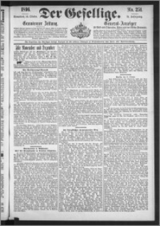 Der Gesellige : Graudenzer Zeitung 1896.10.24, Jg. 71, No. 251