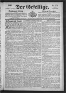 Der Gesellige : Graudenzer Zeitung 1896.11.03, Jg. 71, No. 259