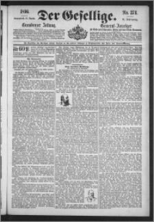 Der Gesellige : Graudenzer Zeitung 1896.11.21, Jg. 71, No. 274