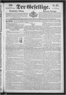 Der Gesellige : Graudenzer Zeitung 1896.11.25, Jg. 71, No. 277