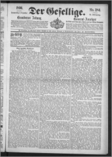 Der Gesellige : Graudenzer Zeitung 1896.12.03, Jg. 71, No. 284