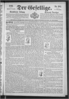 Der Gesellige : Graudenzer Zeitung 1896.12.04, Jg. 71, No. 285