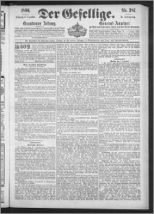 Der Gesellige : Graudenzer Zeitung 1896.12.06, Jg. 71, No. 287