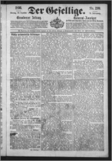 Der Gesellige : Graudenzer Zeitung 1896.12.20, Jg. 71, No. 299