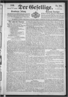 Der Gesellige : Graudenzer Zeitung 1896.12.30, Jg. 71, No. 305