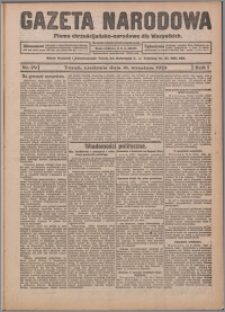 Gazeta Narodowa : pismo chrześcijańsko-narodowe dla Wszystkich 1923.09.16, R. 1, nr 29