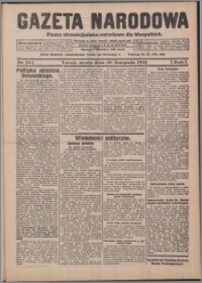 Gazeta Narodowa : pismo chrześcijańsko-narodowe dla Wszystkich 1923.11.28, R. 1, nr 50