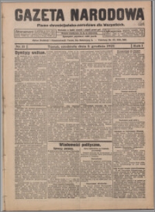 Gazeta Narodowa : pismo chrześcijańsko-narodowe dla Wszystkich 1923.12.02, R. 1, nr 51