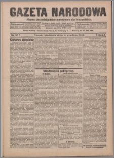 Gazeta Narodowa : pismo chrześcijańsko-narodowe dla Wszystkich 1923.12.09, R. 1, nr 53