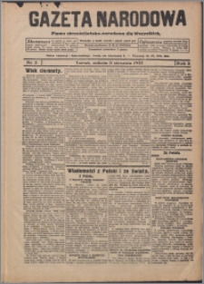Gazeta Narodowa : pismo chrzescijańsko-narodowe dla Wszystkich 1925.01.03, R. 3, nr 2