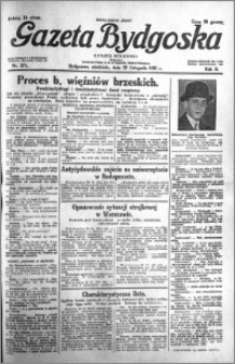 Gazeta Bydgoska 1931.11.20 R.10 nr 271