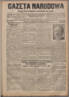 Gazeta Narodowa : pismo chrzescijańsko-narodowe dla Ludu 1925.03.15, R. 3, nr 22
