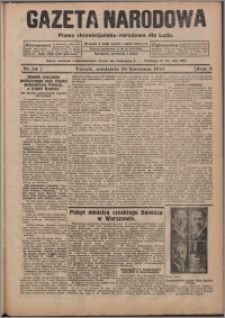 Gazeta Narodowa : pismo chrzescijańsko-narodowe dla Ludu 1925.04.26, R. 3, nr 34