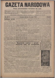 Gazeta Narodowa : pismo chrzescijańsko-narodowe dla Ludu 1925.05.13, R. 3, nr 39