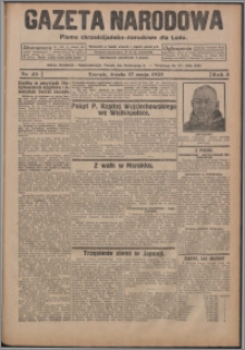 Gazeta Narodowa : pismo chrzescijańsko-narodowe dla Ludu 1925.05.27, R. 3, nr 43