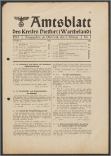Amtsblatt des Kreises Dietfurt (Wartheland) 1943.02.05 nr 5