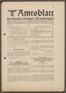 Amtsblatt des Kreises Dietfurt (Wartheland) 1943.02.12 nr 6