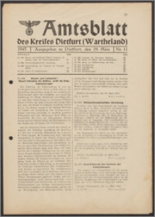 Amtsblatt des Kreises Dietfurt (Wartheland) 1943.03.19 nr 11