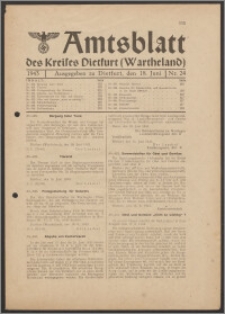 Amtsblatt des Kreises Dietfurt (Wartheland) 1943.06.18 nr 24