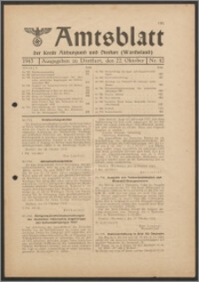 Amtsblatt des Kreises Altburgund u. Dietfurt (Wartheland) 1943.10.22 nr 42
