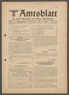 Amtsblatt des Kreises Altburgund u. Dietfurt (Wartheland) 1944.04.05 nr 14