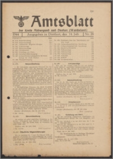 Amtsblatt des Kreises Altburgund u. Dietfurt (Wartheland) 1944.07.14 nr 28