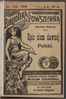 Opis ziem dawnej Polski