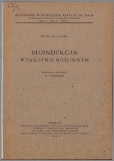 Bioindukcja w państwie roślinnym