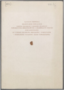 Pierwsza bibliofilska mini-aukcja książek i grafiki : Toruń, 26 maja 1990 : [katalog]