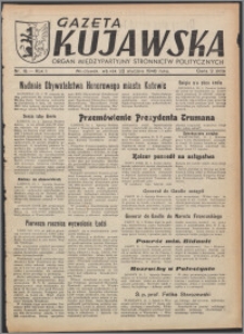 Gazeta Kujawska : organ międzypartyjnych stronnictw politycznych 1946.01.22, R. 1, nr 18