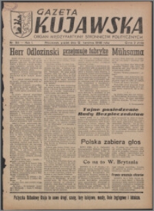 Gazeta Kujawska : organ międzypartyjnych stronnictw politycznych 1946.04.12, R. 1, nr 86