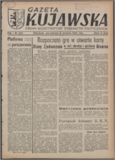 Gazeta Kujawska : organ międzypartyjnych stronnictw politycznych 1946.09.09, R. 1, nr 204