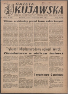 Gazeta Kujawska : organ międzypartyjnych stronnictw politycznych 1946.10.02, R. 1, nr 224