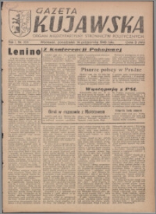 Gazeta Kujawska : organ międzypartyjnych stronnictw politycznych 1946.10.14, R. 1, nr 234
