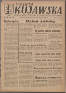 Gazeta Kujawska : organ międzypartyjnych stronnictw politycznych 1946.11.04, R. 1, nr 251