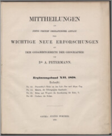 Die Deltas, ihre Morphologie, geographische Verbreitung und Entstehungs-Bedingungen : eine Studie auf dem Gebiete der physischen Erdkunde