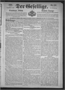 Der Gesellige : Graudenzer Zeitung 1898.07.02, Jg. 72, No. 152