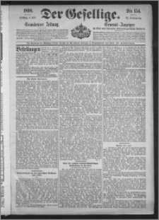Der Gesellige : Graudenzer Zeitung 1898.07.05, Jg. 72, No. 154