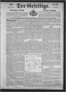 Der Gesellige : Graudenzer Zeitung 1898.07.08, Jg. 73, No. 157