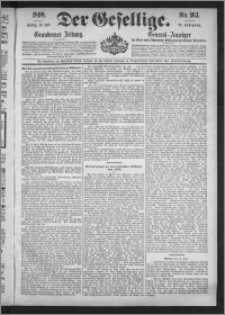 Der Gesellige : Graudenzer Zeitung 1898.07.15, Jg. 73, No. 163