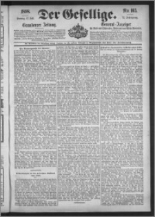 Der Gesellige : Graudenzer Zeitung 1898.07.17, Jg. 73, No. 165