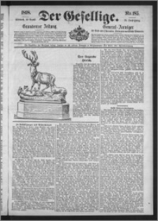Der Gesellige : Graudenzer Zeitung 1898.08.10, Jg. 73, No. 185