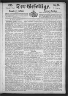 Der Gesellige : Graudenzer Zeitung 1898.08.17, Jg. 73, No. 191